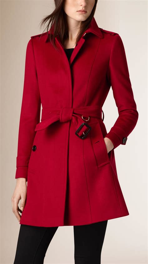 stripe detail jersey burberry jackets red|Burberry cashmere cape jacket.